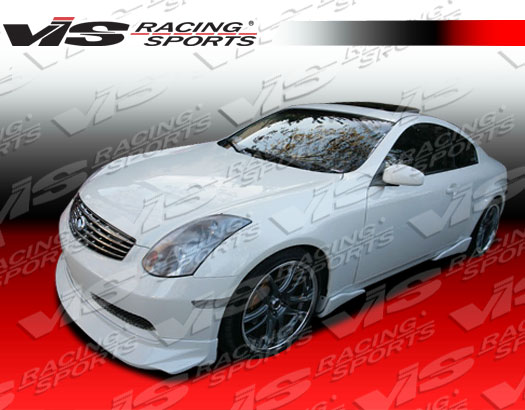 2003-2007 Infiniti G35 2Dr Invader Side Skirts