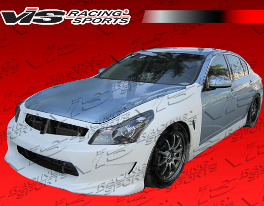 2009-2012 Infiniti G37 4Dr Ams Gt Side Skirt