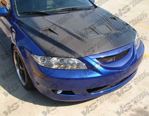 2003-2007 Mazda 6 4Dr Evo Carbon Fiber Hood