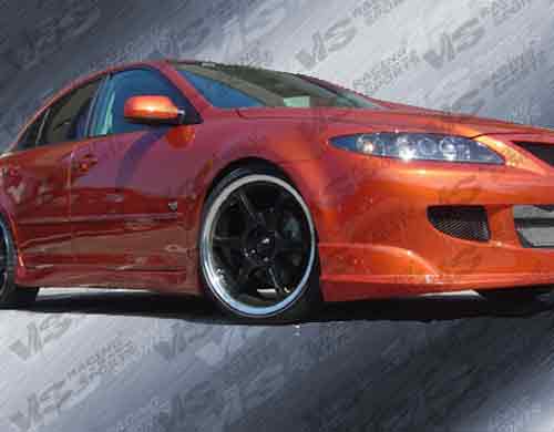 2003-2007 Mazda 6 4Dr Fuzion Side Skirts