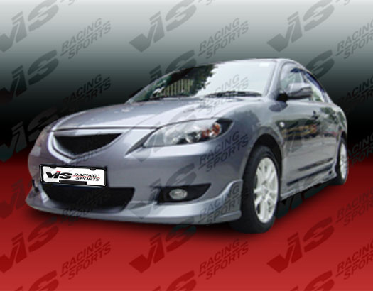 2004-2009 Mazda 3 4Dr K Speed Side Skirts