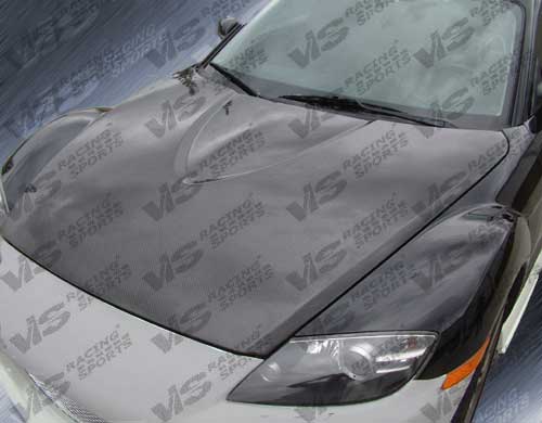 2004-2008 Mazda Rx-8 2Dr Oem Style Carbon Fiber Hood