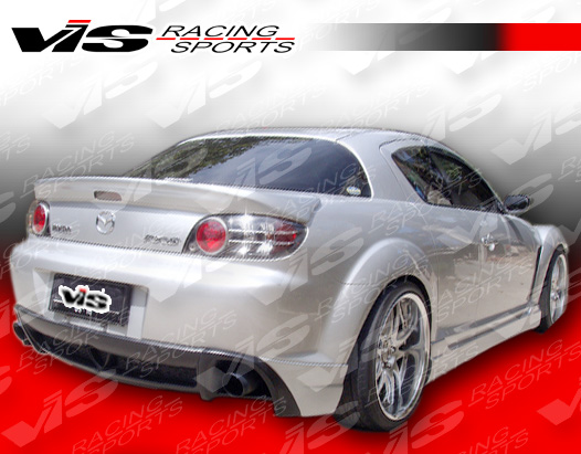 2004-2008 Mazda Rx8 2Dr Wings Rear Bumper