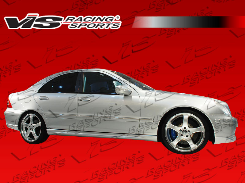 2001-2007 Mercedes C- Class W203 4Dr C Tech Side Skirts