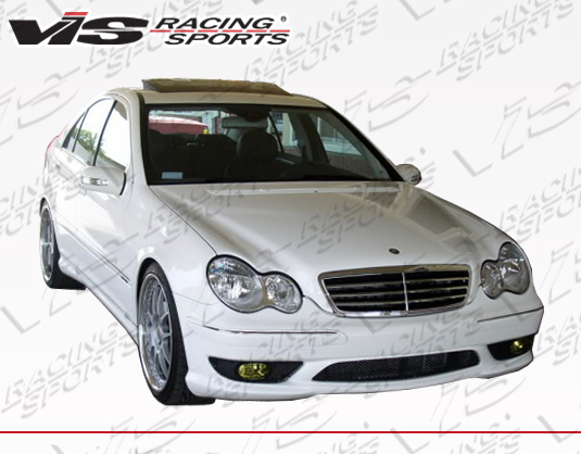 2001-2007 Mercedes C- Class W203 4Dr Euro Tech Front Bumper