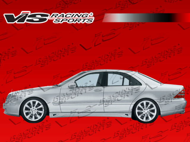 2007-2011 Mercedes S-Class W221 4Dr Laser Side Skirts