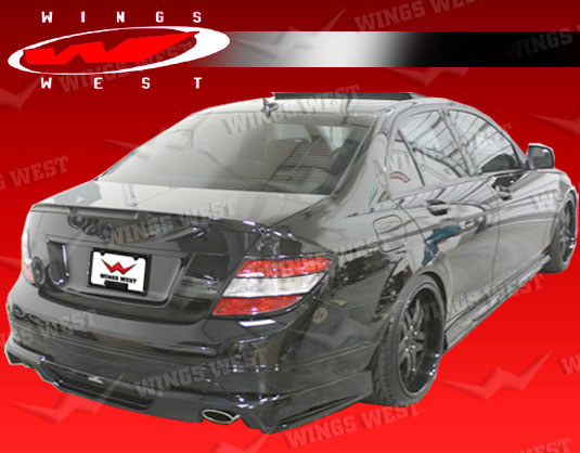 2008-2012 Mercedes C- Class W204 4Dr Jpc Rear Spoiler Polyuretha