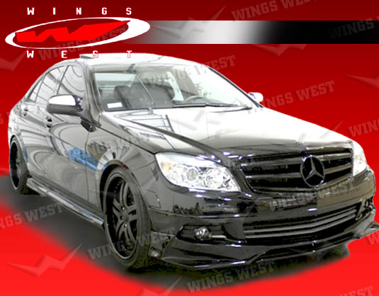 2008-2011 Mercedes C- Class W204 4Dr Jpc Front Lip Polyurethane