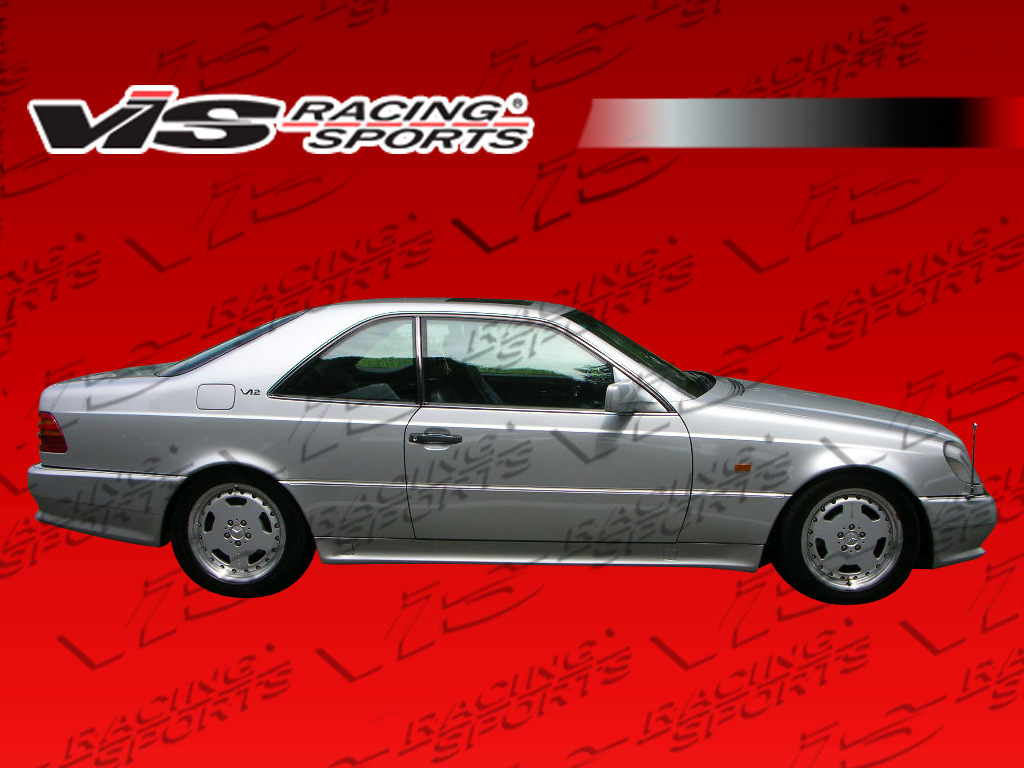 1992-1999 Mercedes S-Class W140 2Dr Euro Tech Side Skirts