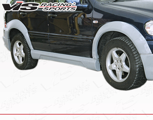 1998-2001 Mercedes M-Class W163 4Dr Werk Side Skirts