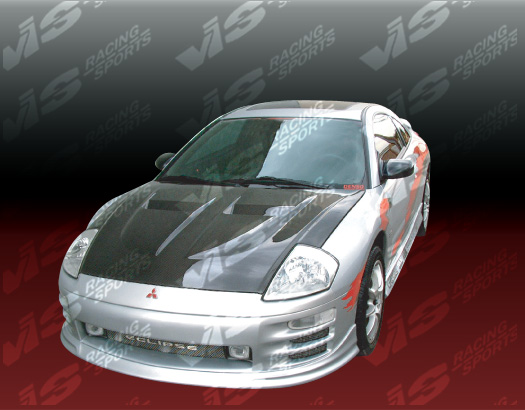 2000-2005 Mitsubishi Eclipse 2Dr Xtreme Gt Carbon Fiber Hood