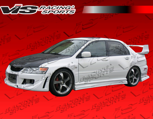 2003-2007 Mitsubishi Evo 8/9 4Dr Invader Side Skirts