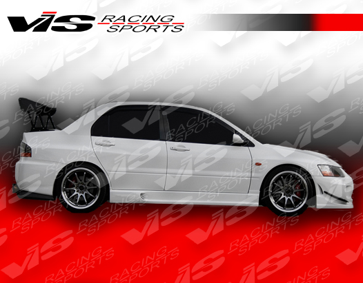 2003-2007 Mitsubishi Evo 8/9 4Dr Wings Side Skirts