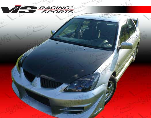 2004-2007 Mitsubishi Lancer 4Dr Oem Style Carbon Fiber Hood