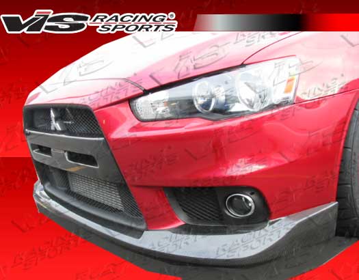 2008-2012 Mitsubishi Evo 10 Oem Style Carbon Fiber Front Lip