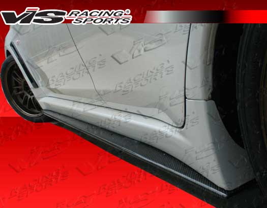 2008-2012 Mitsubishi Evo 10 Oem Style Carbon Side Skirt With Car