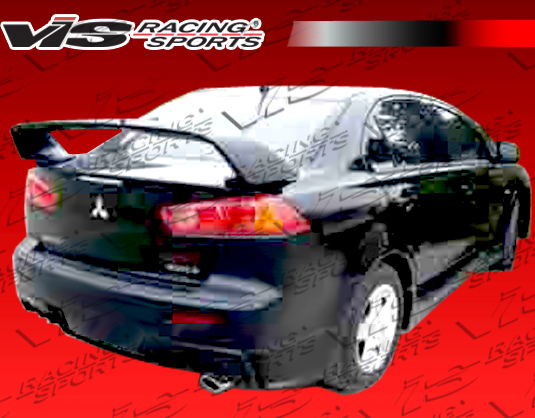 2008-2012 Mitsubishi Lancer 4Dr Evo 10 Style Rear Bumper