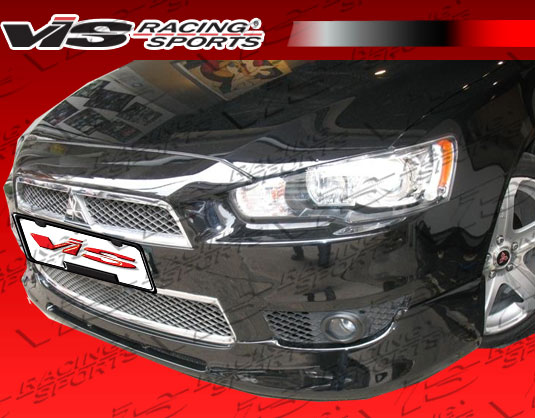 2008-2012 Mitsubishi Lancer 4Dr Rally Style Front Lip