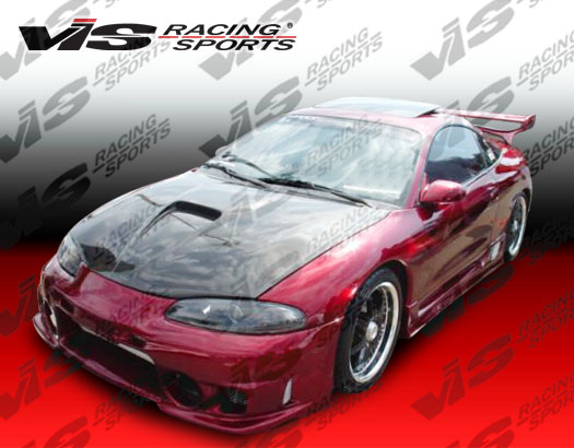 1995-1999 Mitsubishi Eclipse 2Dr G Force Carbon Fiber Hood