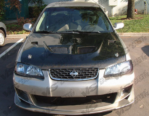 2000-2003 Nissan Sentra 4Dr Evo Carbon Fiber Hood