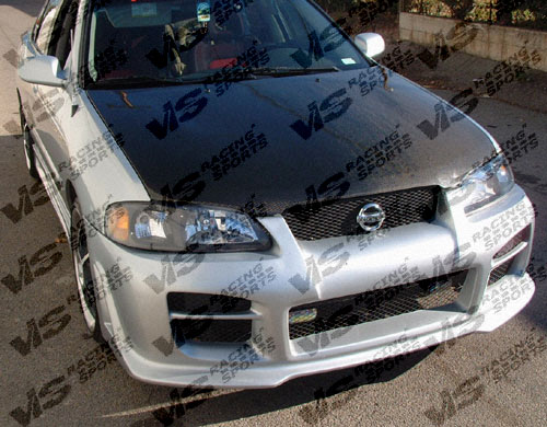 2000-2003 Nissan Sentra 4Dr Oem Style Carbon Fiber Hood