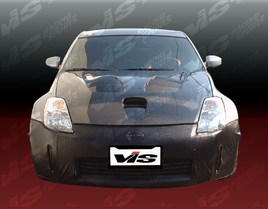 2003-2006 Nissan 350Z 2Dr Fuzion Style Carbon Fiber Hood