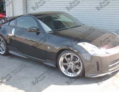 2003-2008 Nissan 350Z 2Dr Carbon Fiber Techno R Side Skirts