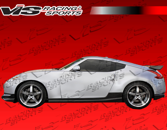 2009-2012 Nissan 370Z 2Dr Techno R Carbon Fiber Side Skirts