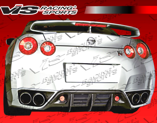 2009-2012 Nissan Skyline R35 Gtr 2Dr Vip Carbon Fiber Rear Lip