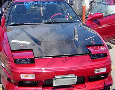 1989-1994 Nissan 240Sx 2Dr/Hb Invader Type 6 Carbon Fiber Hood