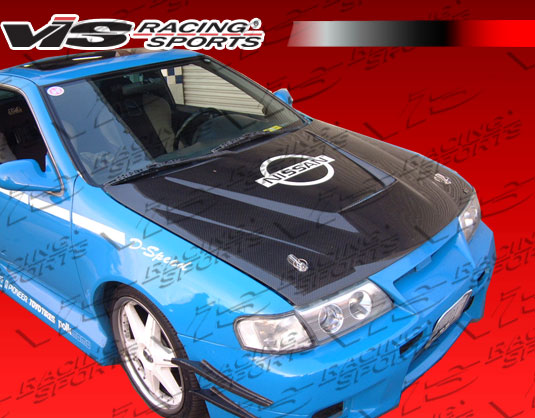 1995-1999 Nissan200Sx/Sentra Invader Type 6 Carbon Fiber Hood