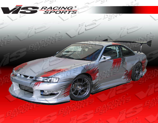 1995-1998 Nissan 240Sx 2Dr Werk 9 Side Skirts