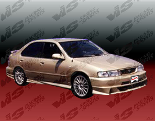 1995-1999 Nissan Sentra 4Dr Xtreme Side Skirts