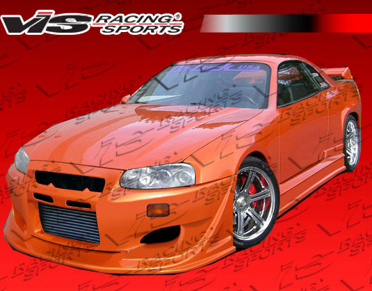 1999-2004 Nissan Skyline R34 Gtr 2Dr Invader Side Skirts