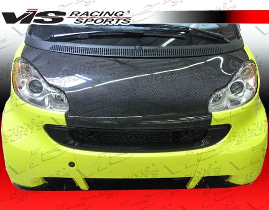 2008-2011 Smart Fr2 Oem Style Carbon Fiber Hood