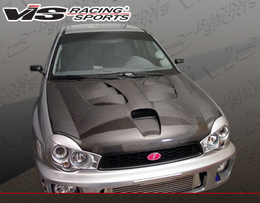 2002-2003 Subaru Wrx Fuzion Style Carbon Fiber Hood