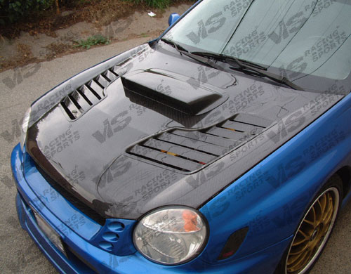 2002-2003 Subaru Wrx Tracer Style Carbon Fiber Hood