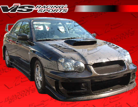 2004-2005 Subara Wrx Tracer Carbon Fiber Hood W/ Sti Scoop