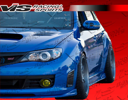 2008-2012 Subaru Wrx 4Dr Z Speed Type 1 Side Skirts