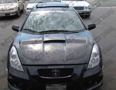 2000-2005 Toyota Celica 2Dr Xtreme Gt Carbon Fiber Hood