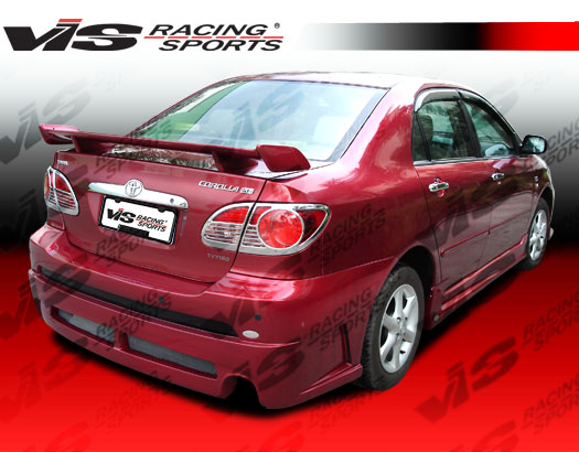 2003-2008 Toyota Corolla 4Dr Fuzion Rear Bumper