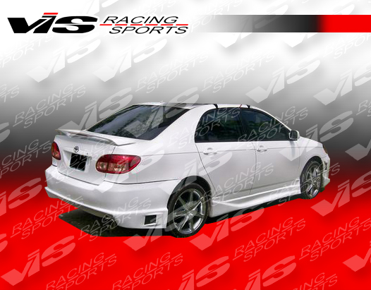 2003-2008 Toyota Corolla 4Dr Striker Side Skirts