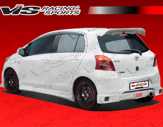 2007-2011 Toyota Yaris 4Dr Wings Rear Bumper