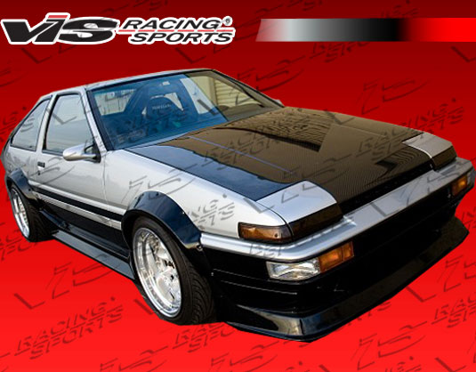 1984-1987 Toyota Corolla 2D/Hb Oem Style Carbon Fiber Hood