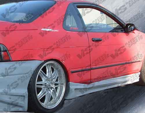 1992-1995 Toyota Paseo 2Dr Ballistix Side Skirts