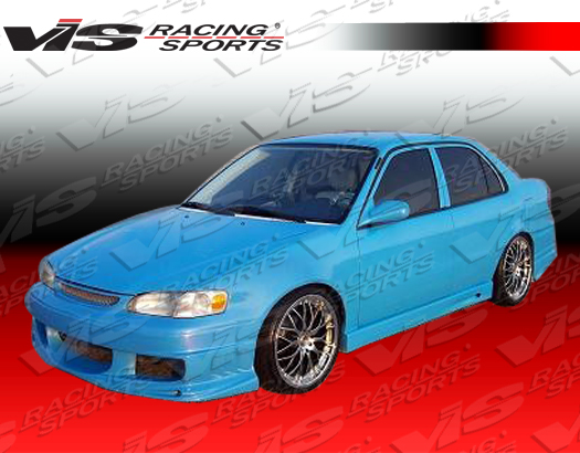 1993-2002 Toyota Corolla 4Dr Ballistix Side Skirts