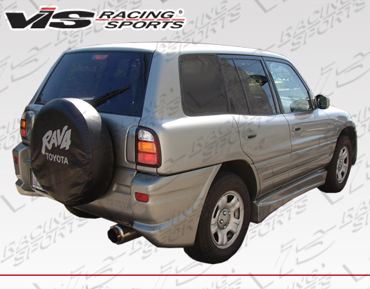 1996-2000 Toyota Rav 4 4Dr Ballistix Side Skirts