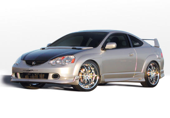 2002-2004 Acura Rsx 7 Piece Extreme Fender Flare Set