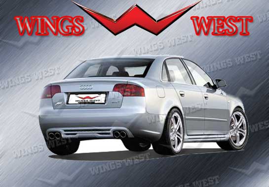 2006-2008 Audi A4 4Dr. Vip Left Side Skirt