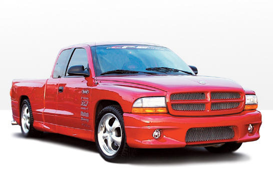 1997-2003 Dodge Dakota Club Cab W-Type Right Middle Side Skirt